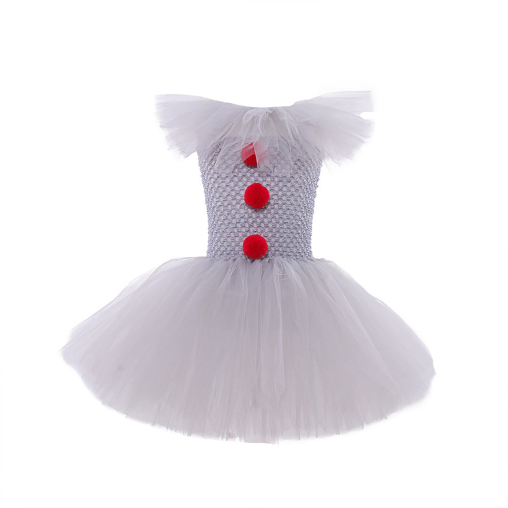 Mesh Princess Dress Set Kids's Halloween Costume - Discount Halloween City