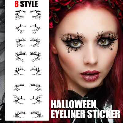 Bat & Spider Halloween Eyeliner Patches - product image 3