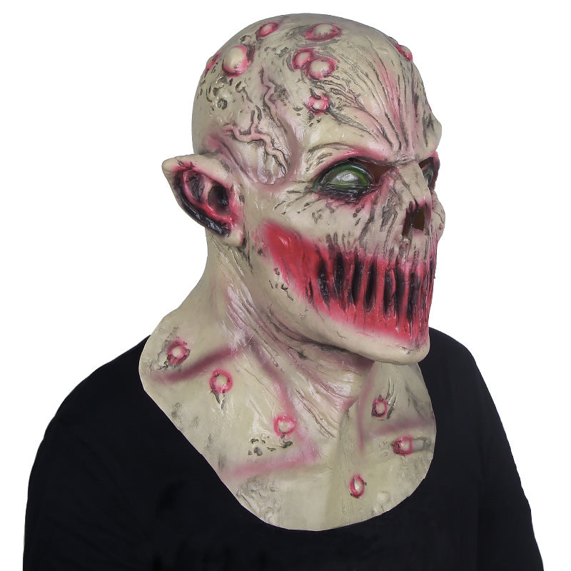 Halloween Deadly Silence Vampire Scary Zombie Latex Mask - Discount Halloween City