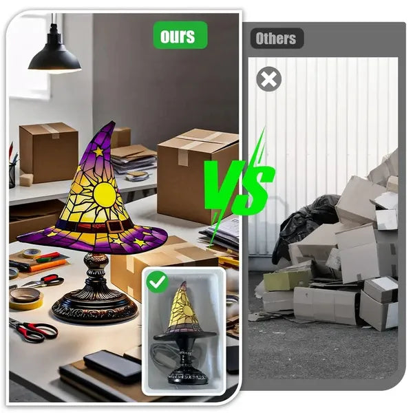 Halloween Witch Hat Lamps - Discount Halloween City