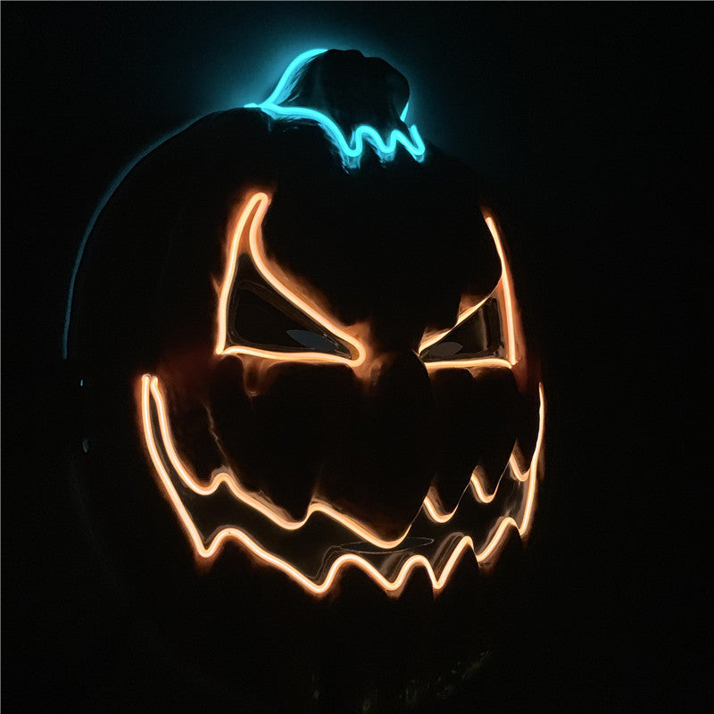 Pumpkin LED Purge Halloween Mask - Discount Halloween City