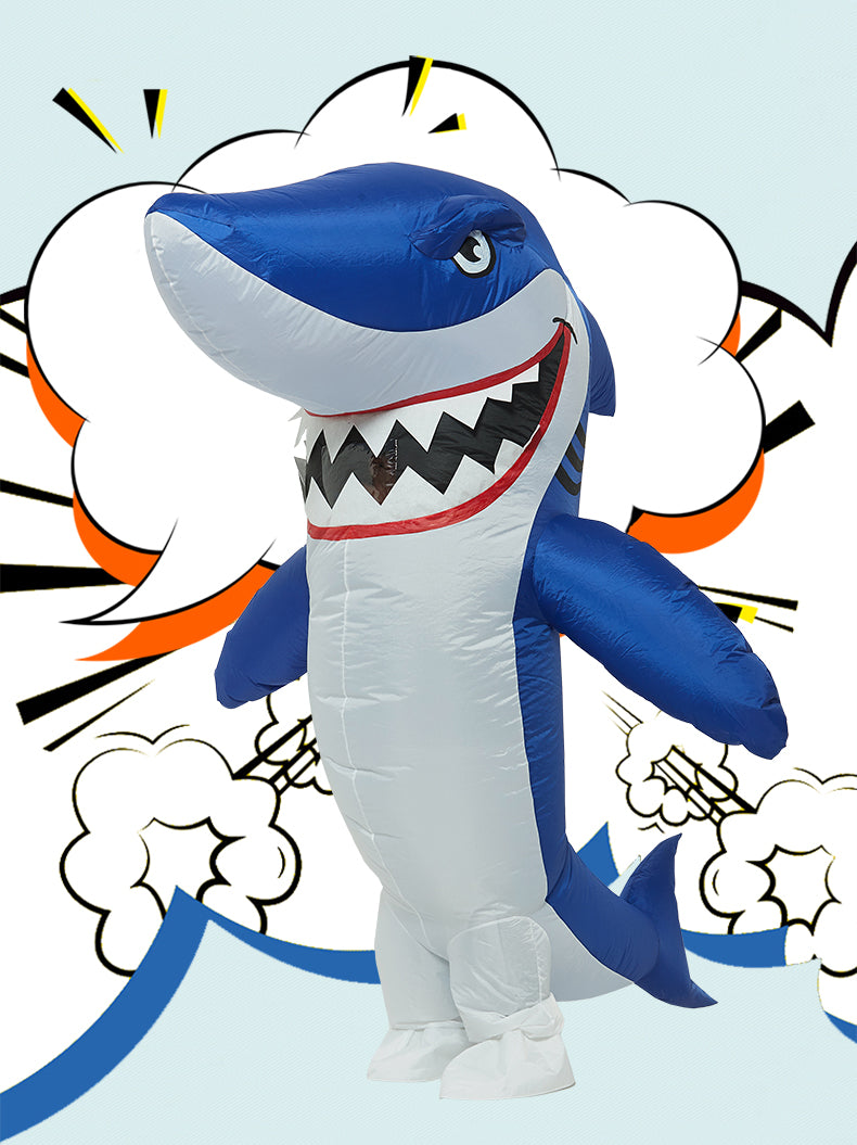 Halloween Funny Cartoon Doll Costume Big Shark - Discount Halloween City