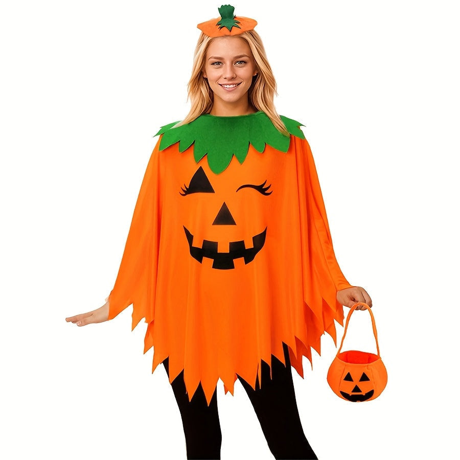 Pumpkin Costume Set Halloween Party Outfit