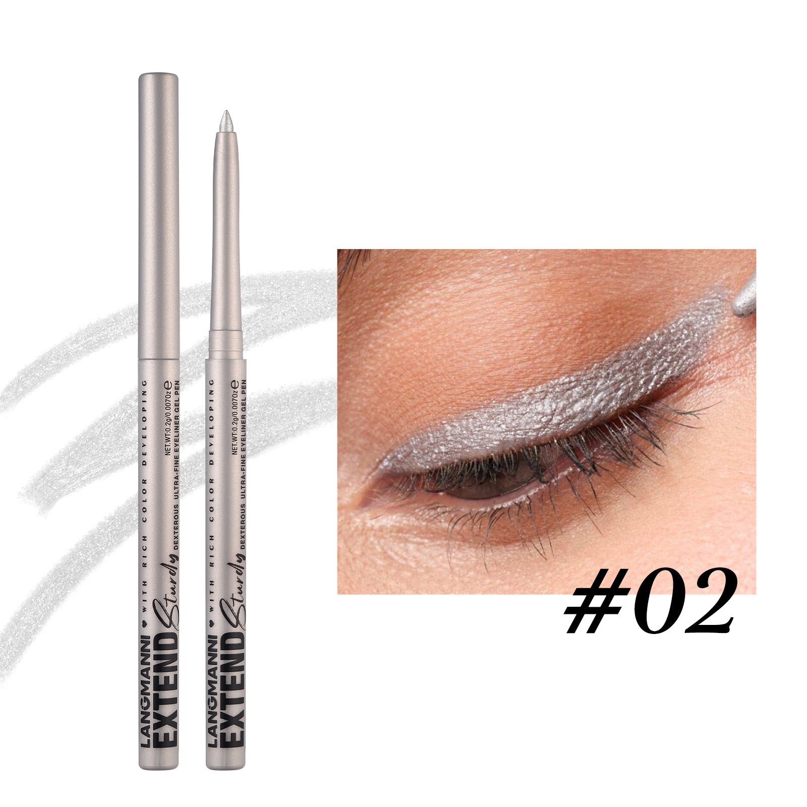 Colorful Gel Glitter Eyeliner Pencils Waterproof & Smudgeproof for Party, Halloween - Discount Halloween City