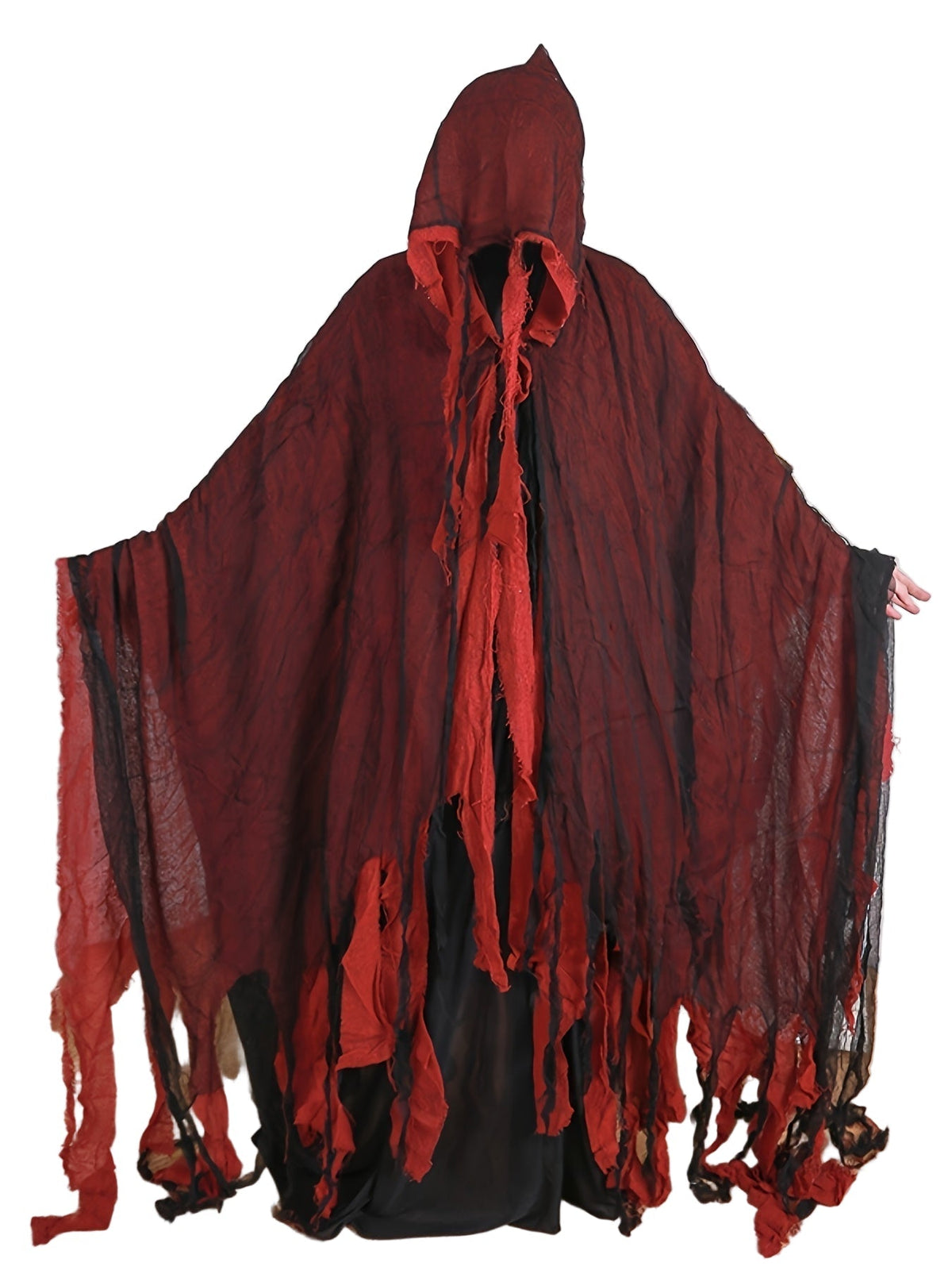 Blood Drip Gothic Hooded Cloak Costume