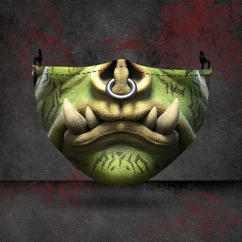 Halloween Printed Mask | Masks | Indoor Decorations - Decorations