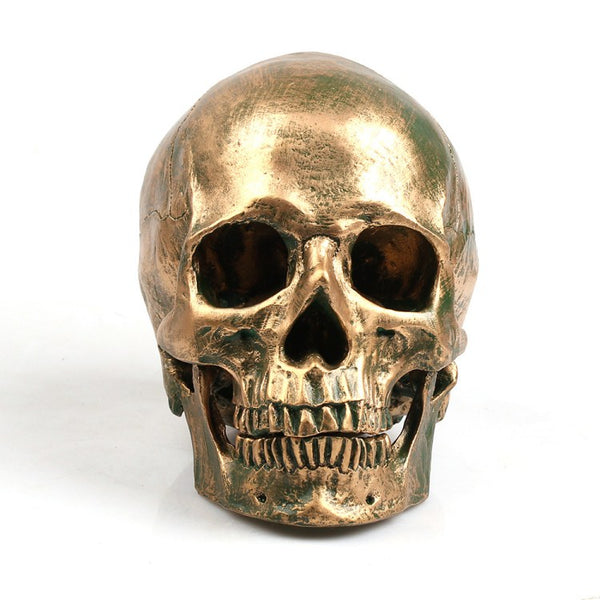 Halloween Resin Skull - Discount Halloween City