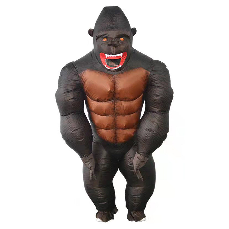 Halloween Performance Funny Inflatable King Kong Costume - Discount Halloween City