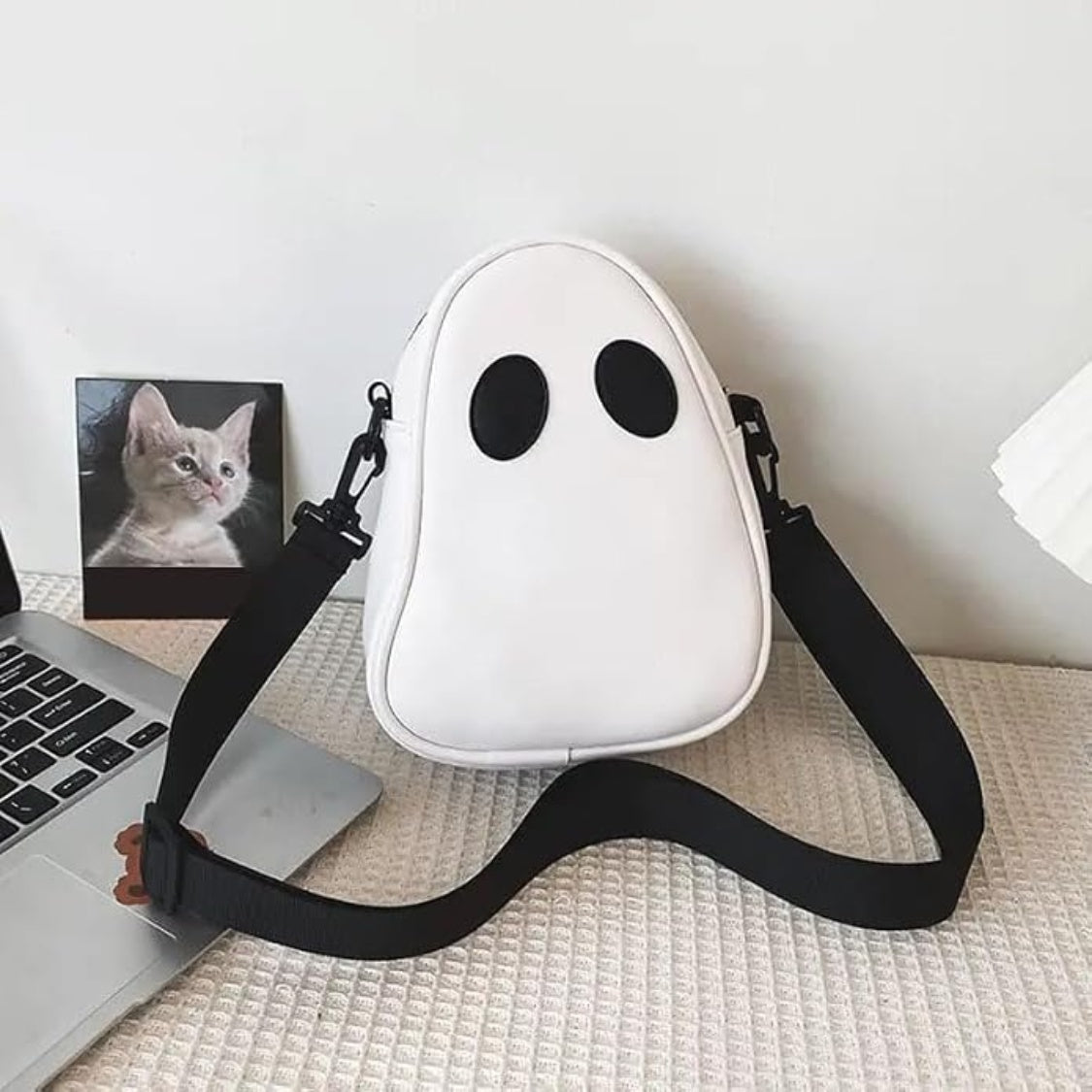 Women's Ghost PU Leather Halloween Crossbody Purse - product image 4
