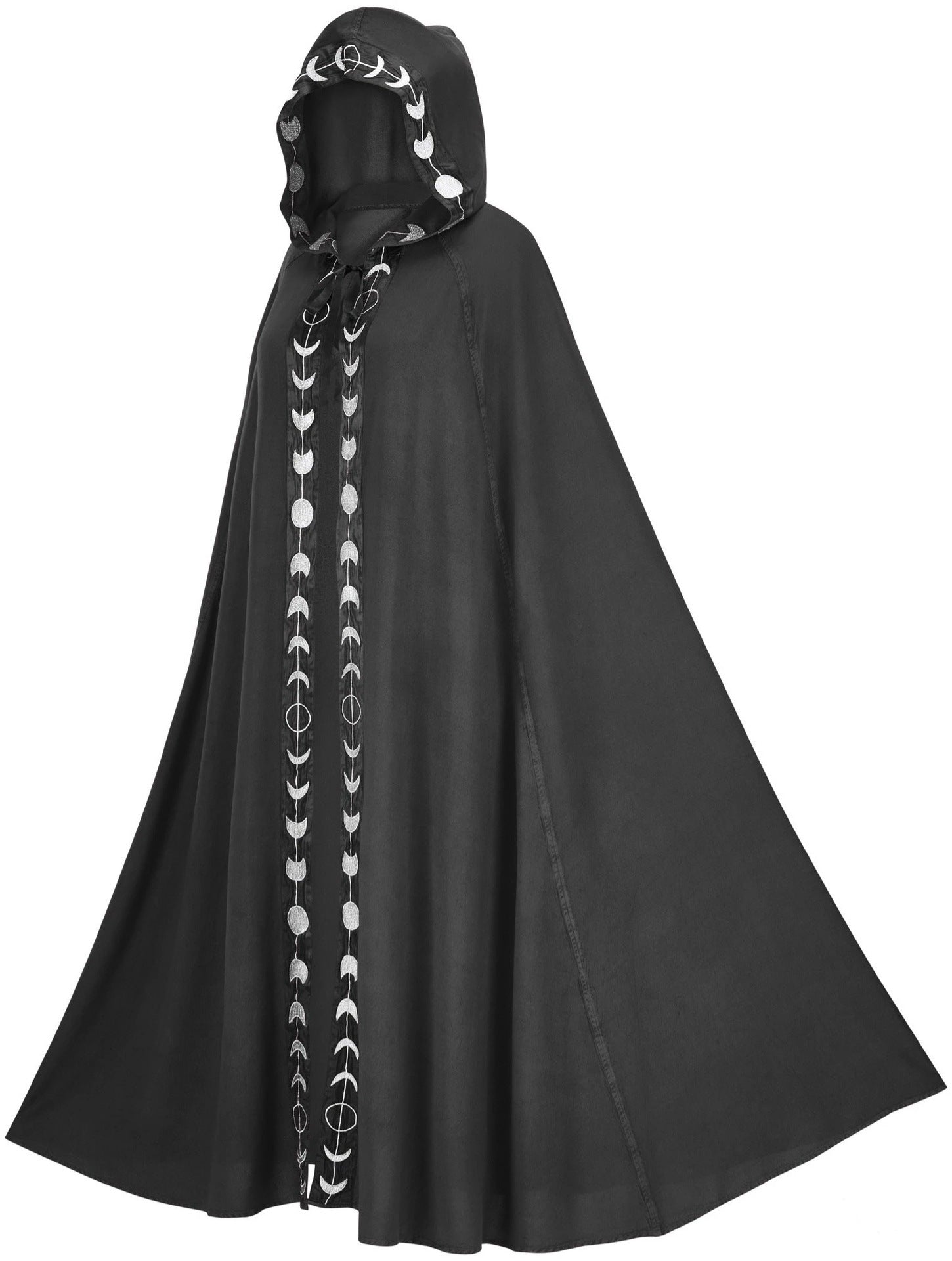 Hooded Cloak Medieval Renaissance 5 Color Printed Cloak - Discount Halloween City