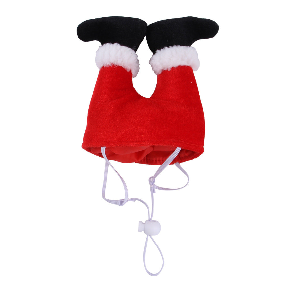 Dog Cat Christmas Costume Christmas Hat for Pet Outfit for - Discount Halloween City