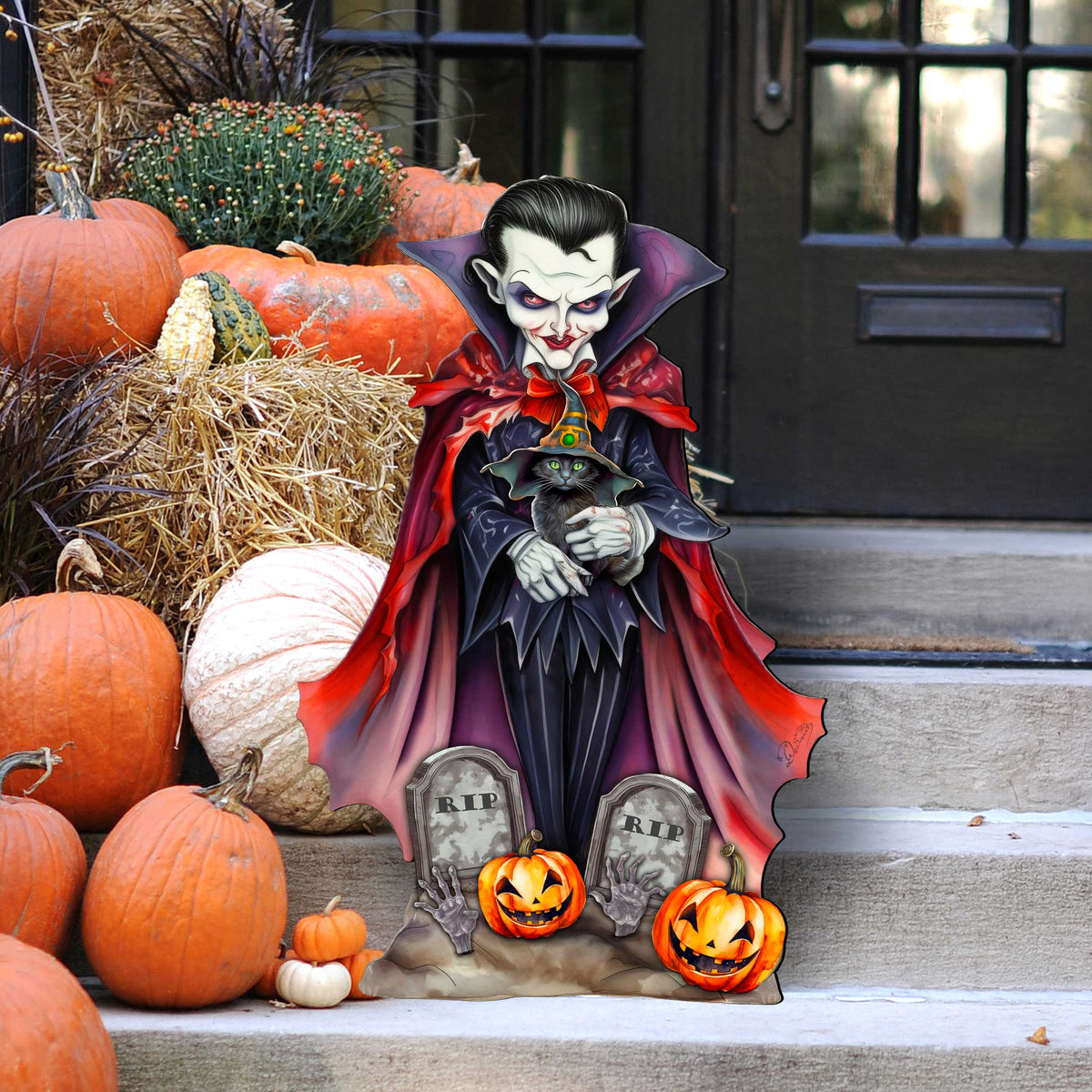 Dracula Door Hanger by G. Debrekht - Halloween Decor - 8652822H