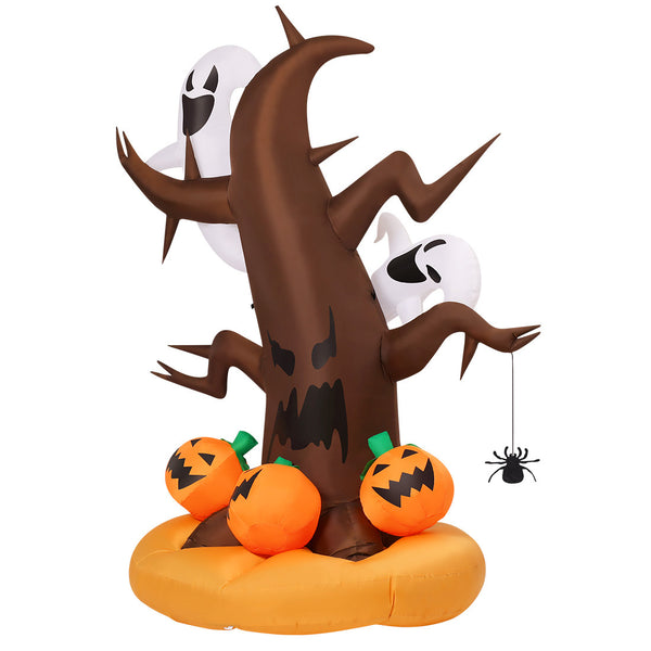 Halloween Inflatable Decoration Pumpkin Wizard Ghost Pumpkin - Discount Halloween City