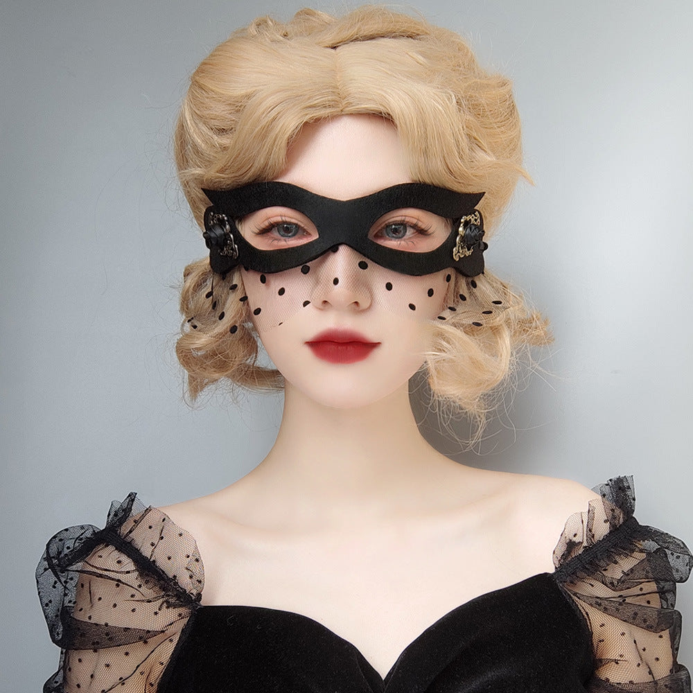 Halloween Masquerade Carnival Party Costume Props Half Face - Discount Halloween City