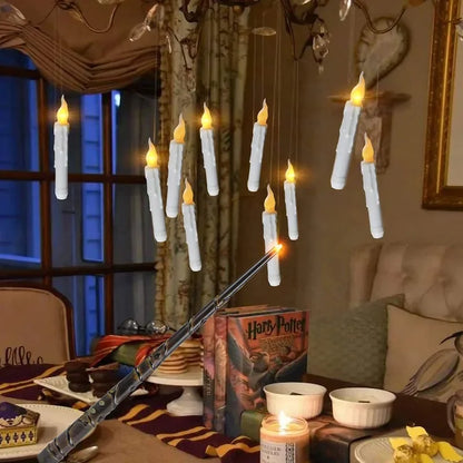 12pc Floating LED Candles Decoration Magic Wand - alternate view 5