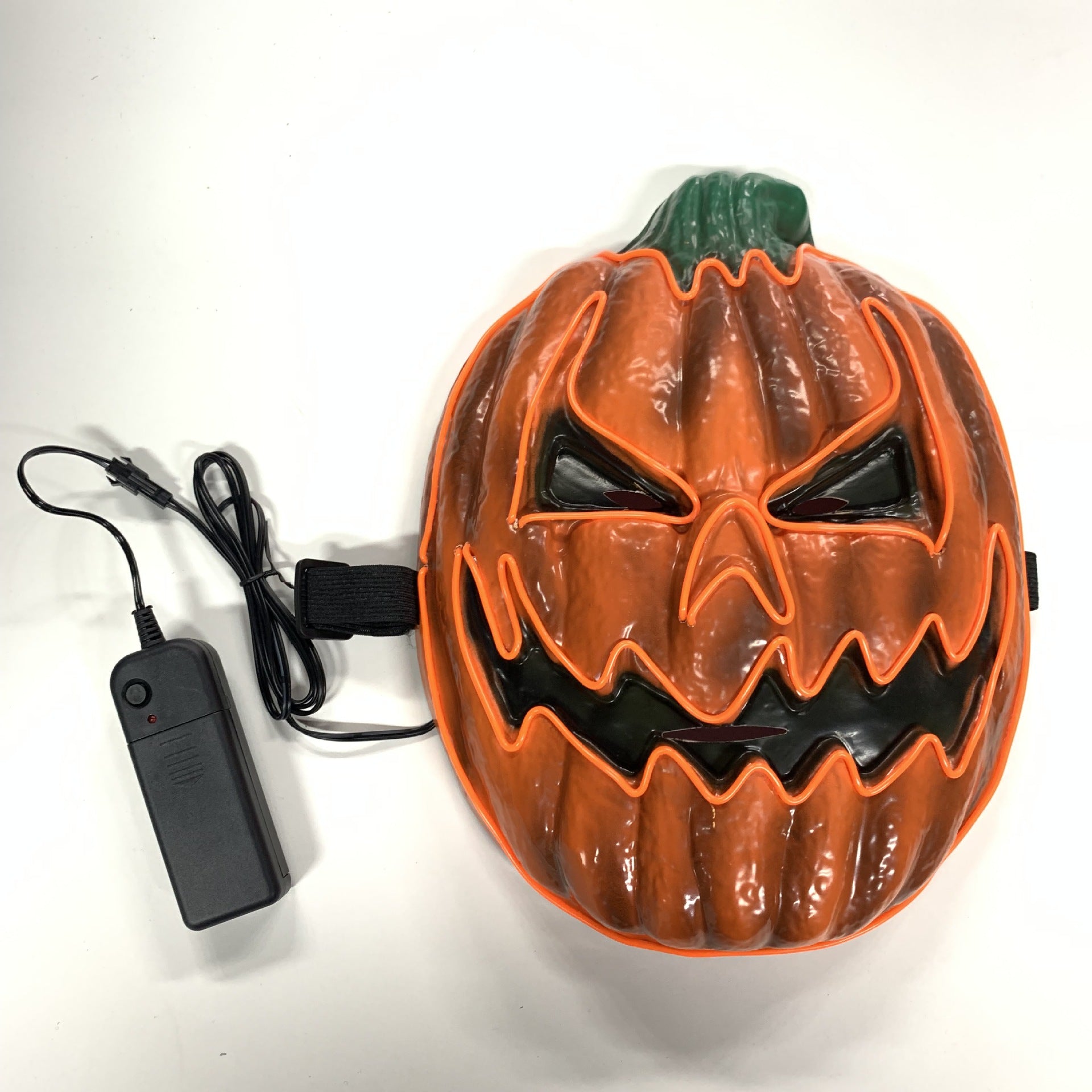Pumpkin LED Purge Halloween Mask - Discount Halloween City