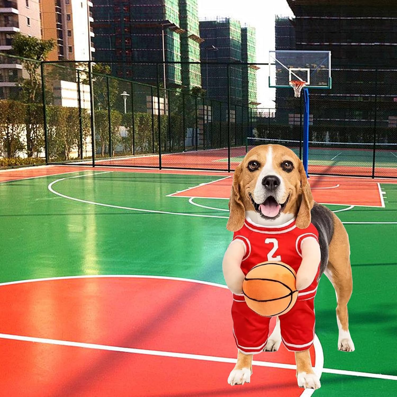 Pet Costumes Dog Basketball Player Costume Halloween - Discount Halloween City