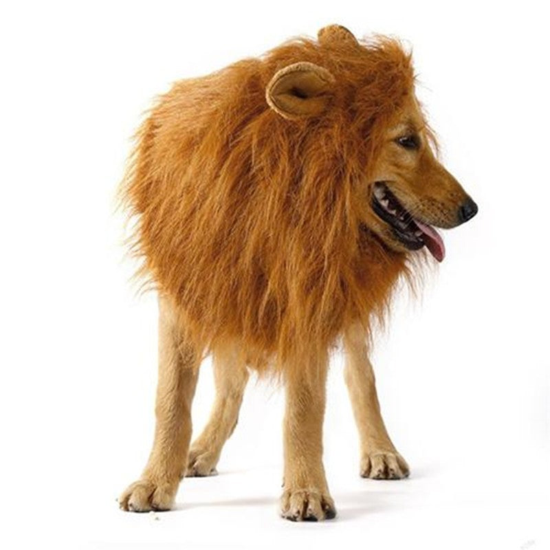 Cute Pet Cosplay Clothes Transfiguration Costume Lion Mane - Discount Halloween City