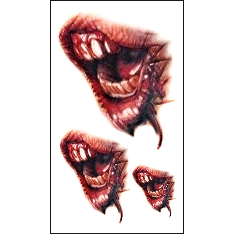 Halloween Wound Tattoo Sticker - Discount Halloween City