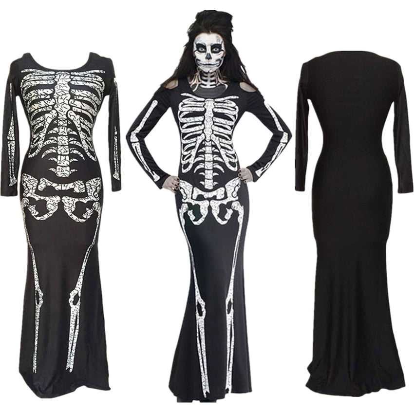 Skull Skeleton Halloween Dress - product image 2