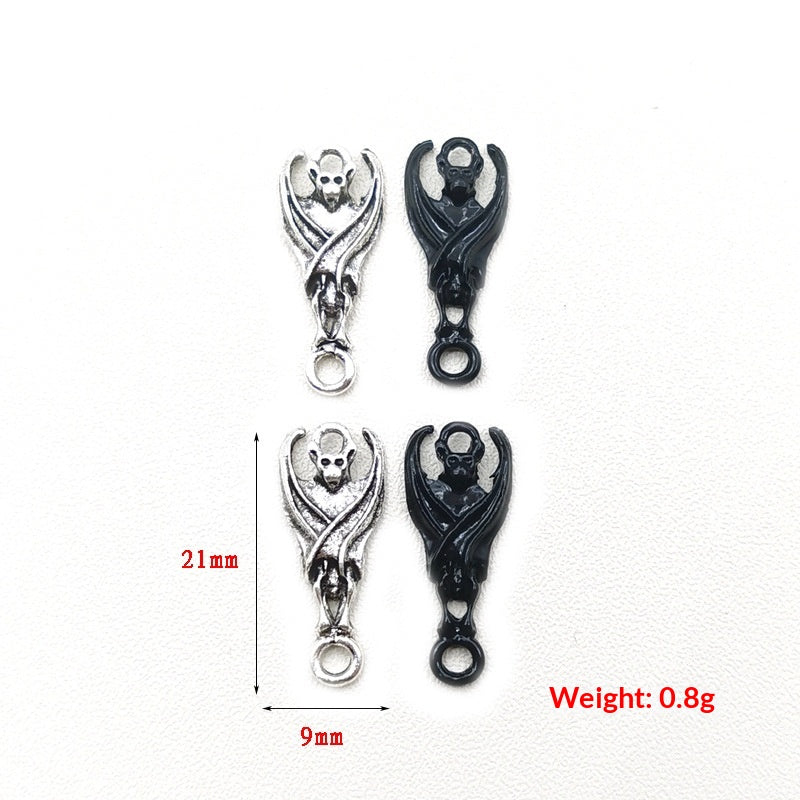 Double-hanging Bat Alloy Earrings - alternate view 5