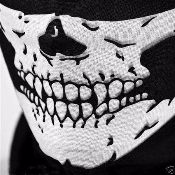 Halloween Skull Party Scarves Mask Masquerade Mardi Gras - Discount Halloween City