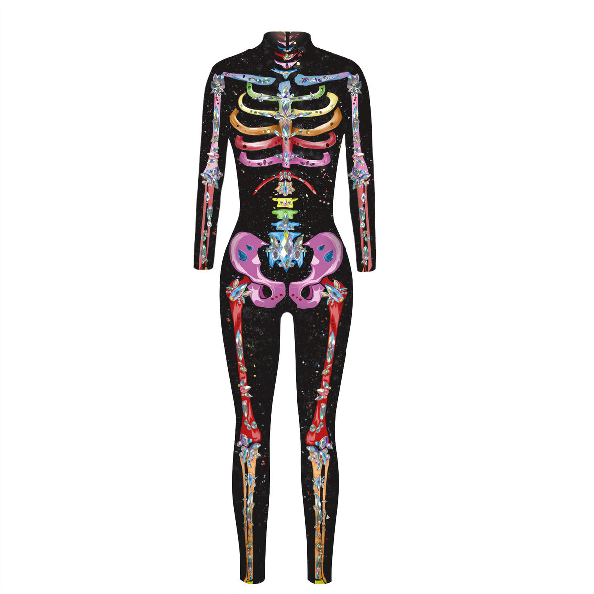 Skull Jumpsuit Halloween Costume - product image 7