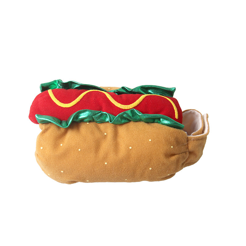 Halloween Pet Dog and Cat Costume Cute Hot Dog Sandwich - Discount Halloween City