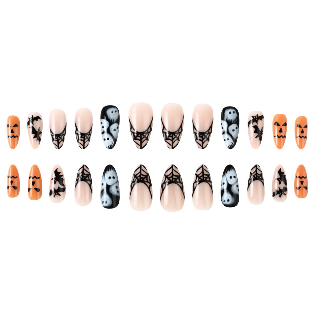 Almond-shaped Glossy Press-on Nails - alternate view 5