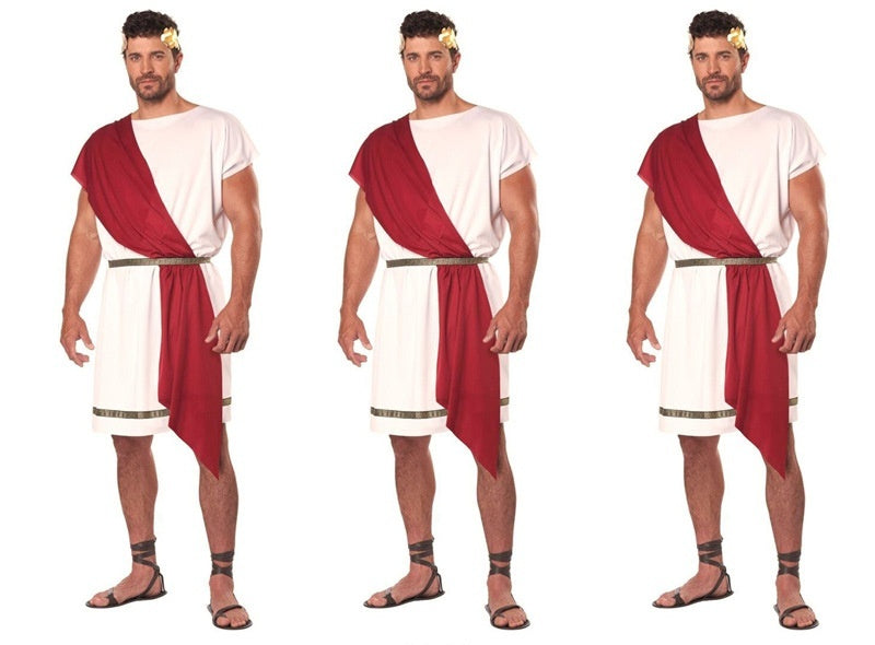 Halloween Cosplay Ancient Greek King Gladiator Costume - Discount Halloween City