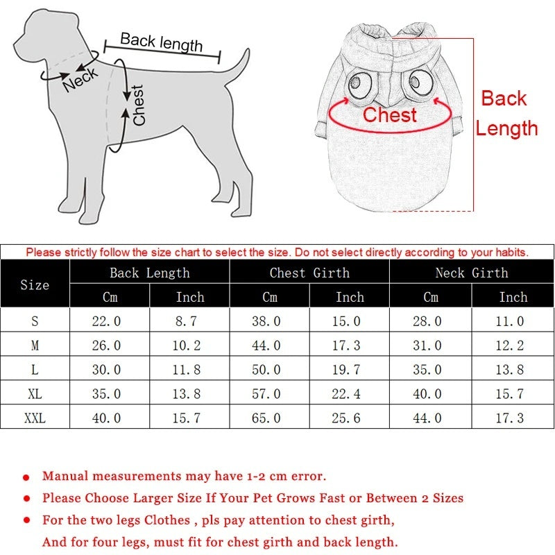 Soft Warm Cat Clothes for Small Dogs Cats Funny Halloween - Discount Halloween City
