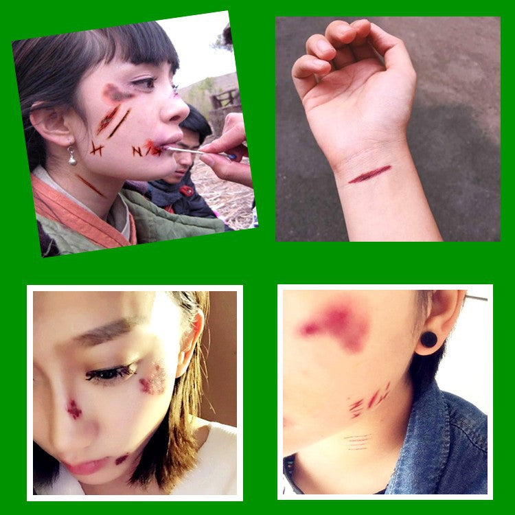 Halloween Wound Tattoo Sticker - Discount Halloween City