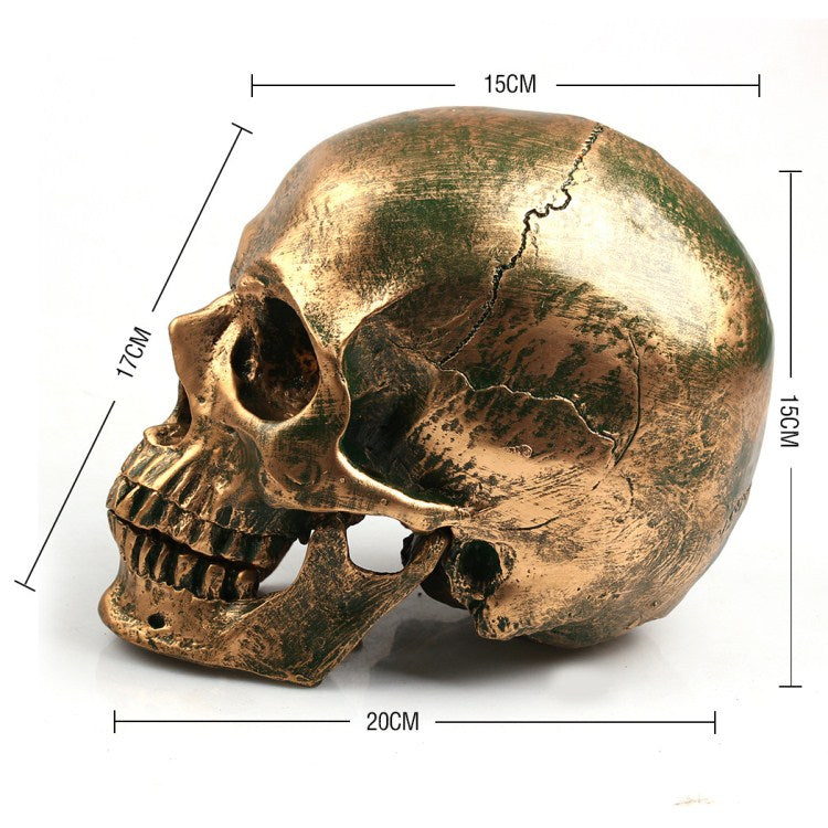 Halloween Resin Skull - Discount Halloween City