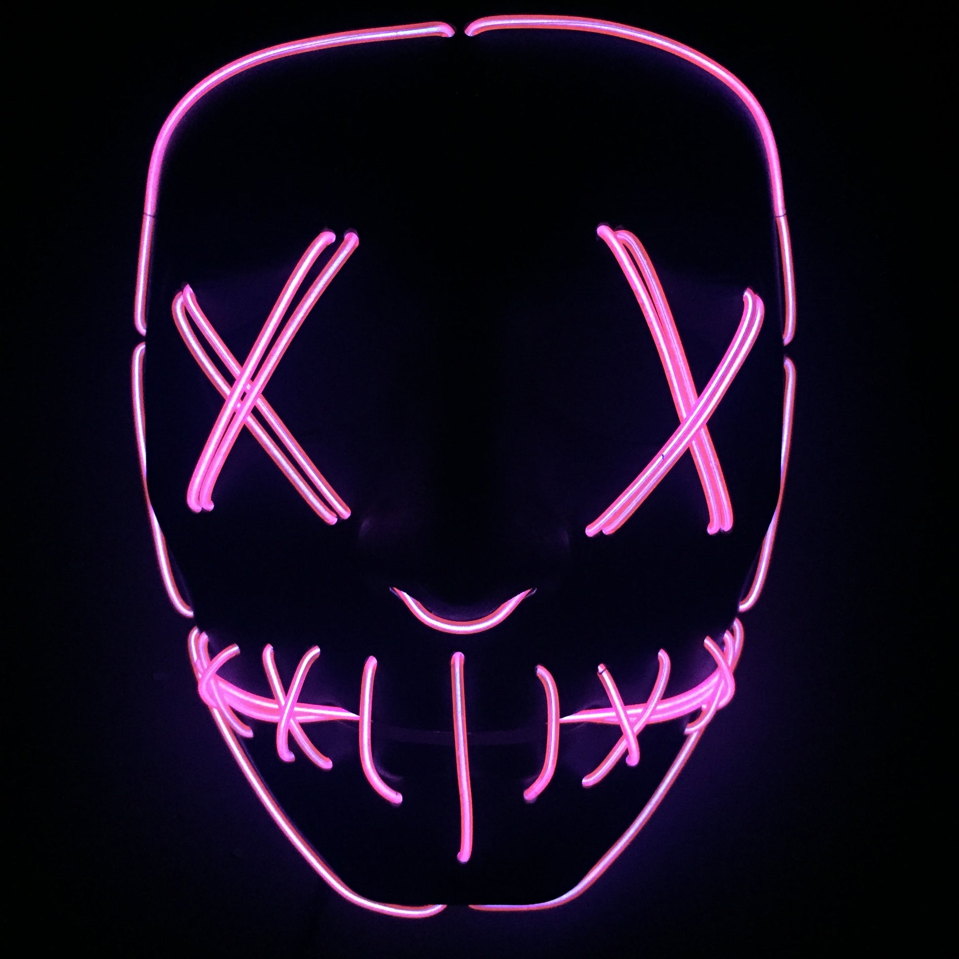 Halloween Led Glowing Full Face Mask - Discount Halloween City