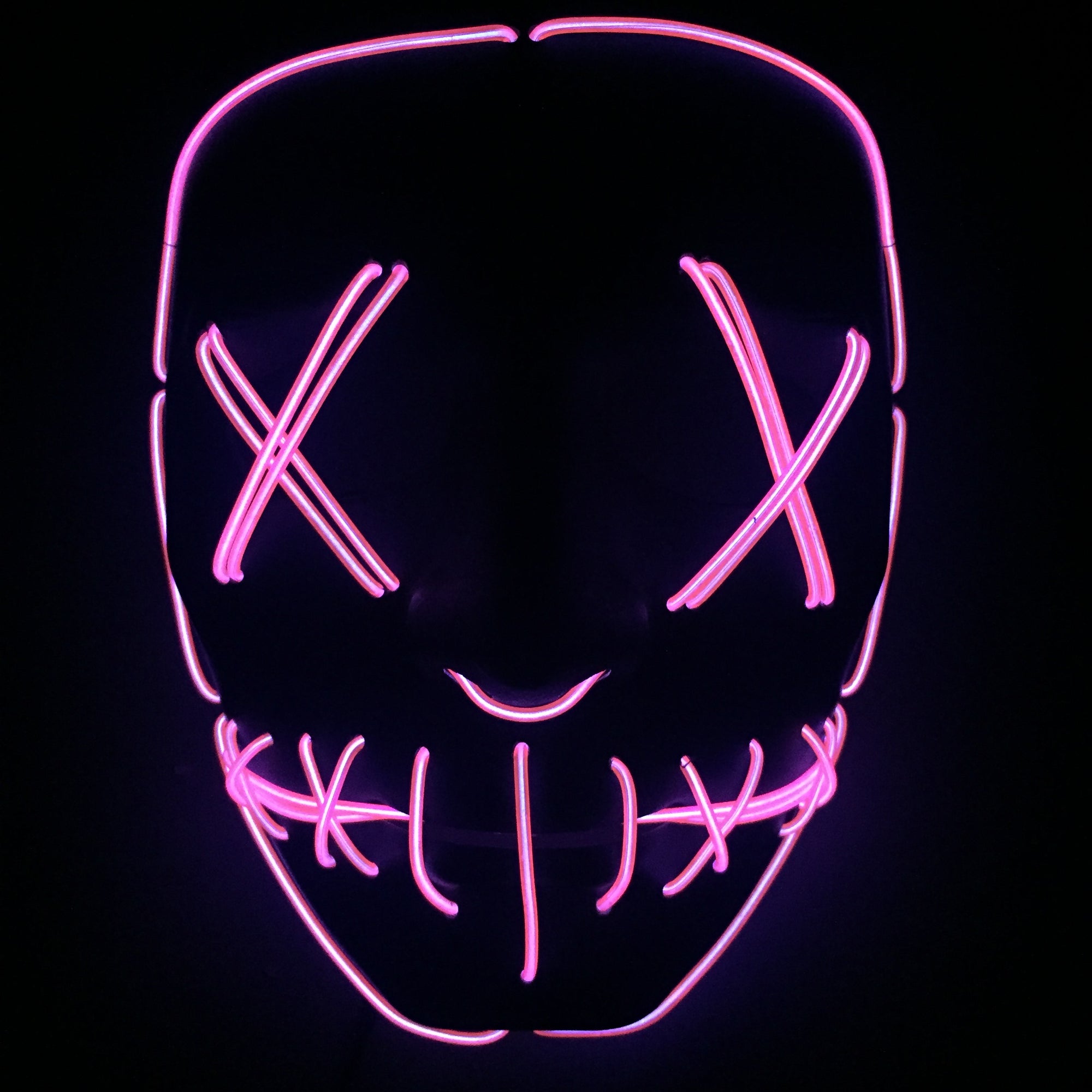 Halloween Led Glowing Full Face Mask - Discount Halloween City