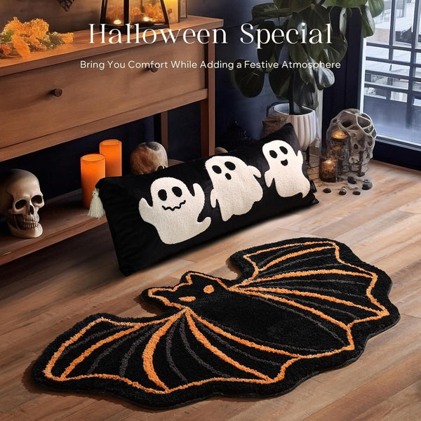 Halloween Faux Cashmere Water-Absorbent Doormat - Discount Halloween City