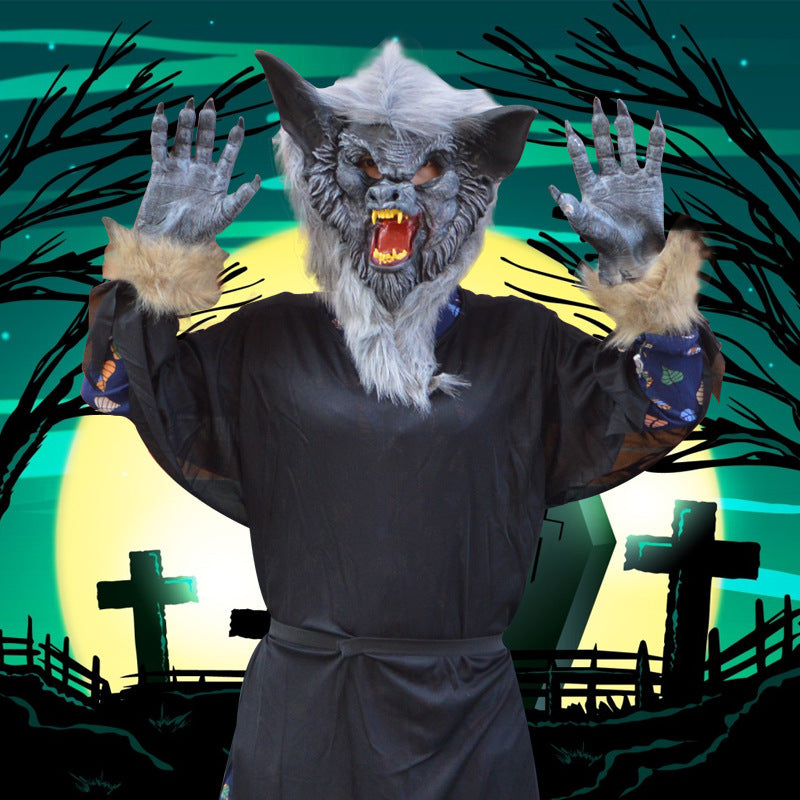 A Wolf Mask on a Halloween Stage - Discount Halloween City
