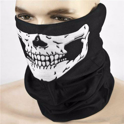 Halloween Skull Party Scarves Mask Masquerade Mardi Gras - Discount Halloween City