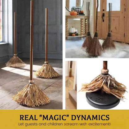 Sound-activated Moving Magic Broom Decorative Prop - alternate view 3