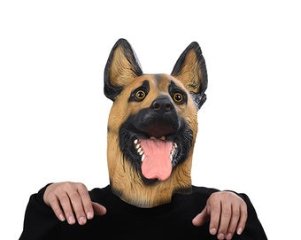 Halloween Masks Cartoon Men's and Women's Horror Dance Adult Cos Latex Mask Caps Animal Police - Discount Halloween City