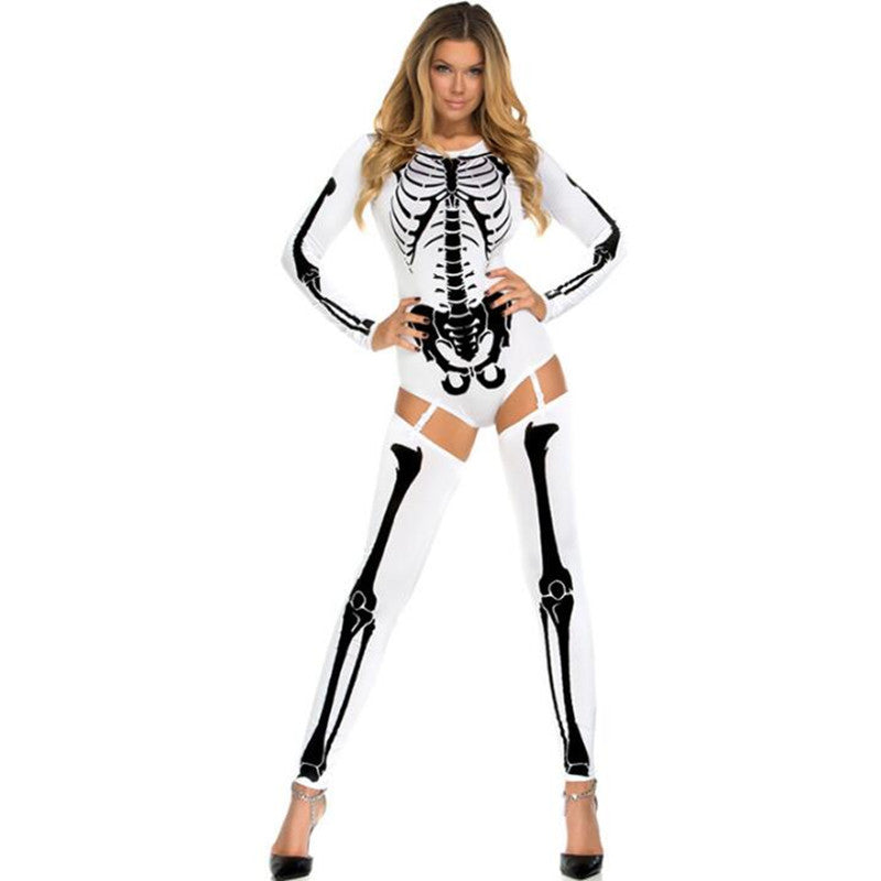 Halloween Costume Skull Zombie Uniform - Discount Halloween City