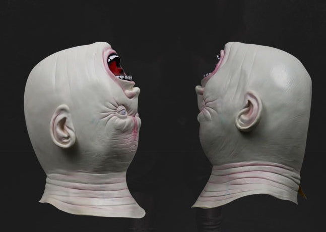 Halloween Horror Inverted Head Demon Mask - Discount Halloween City