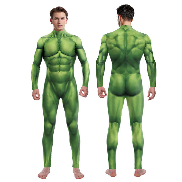 Costume Muscle 3D Printing Men's Long Sleeve Halloween - Discount Halloween City