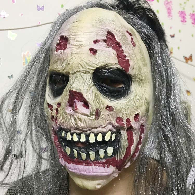 Halloween Scary Zombie Headgear Mask - Discount Halloween City