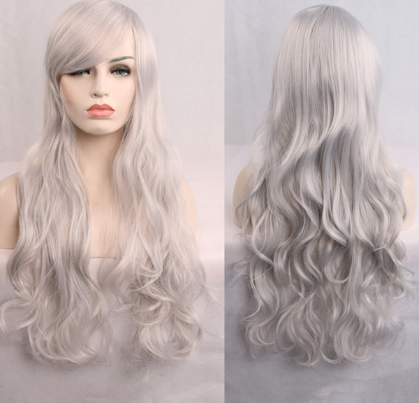 Anime Cos Color 31.5 in (80 cm) Long Curly Role Wig