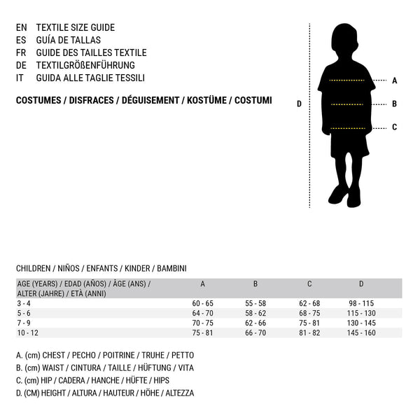 Costume For Children 7-9 Years