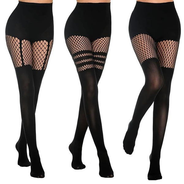 Plus Size Halloween Fishnet Stockings - Discount Halloween City