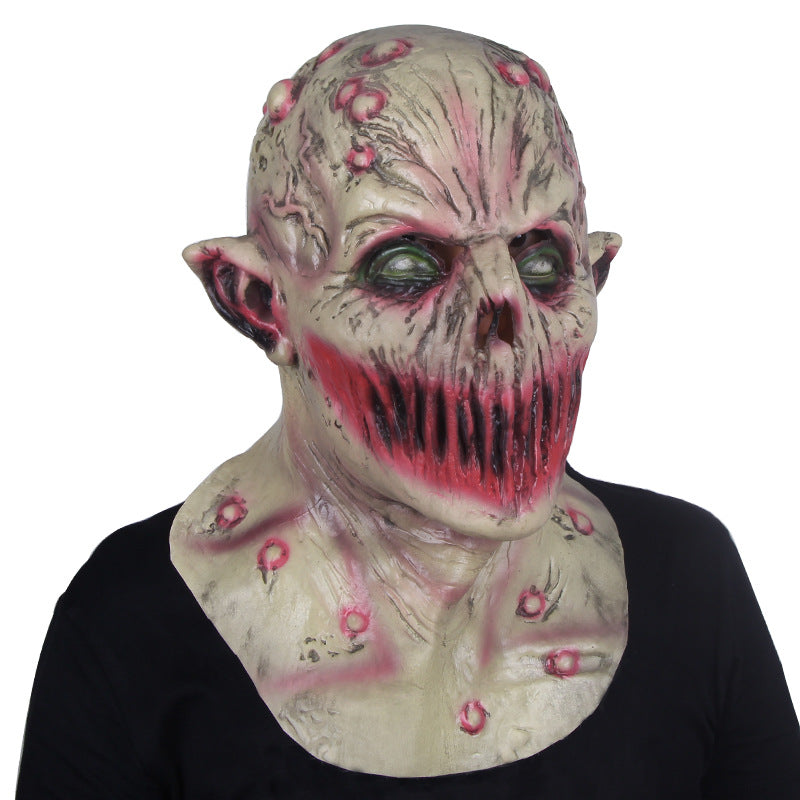 Halloween Deadly Silence Vampire Scary Zombie Latex Mask - Discount Halloween City