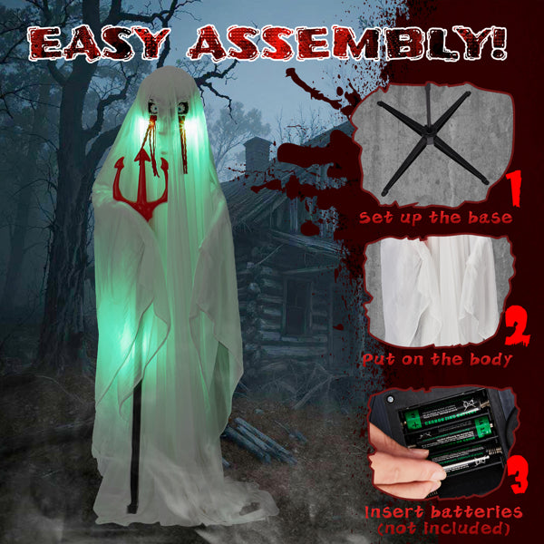 4.3ft Halloween Decorations Outdoor Life Size Animatronics - View 8