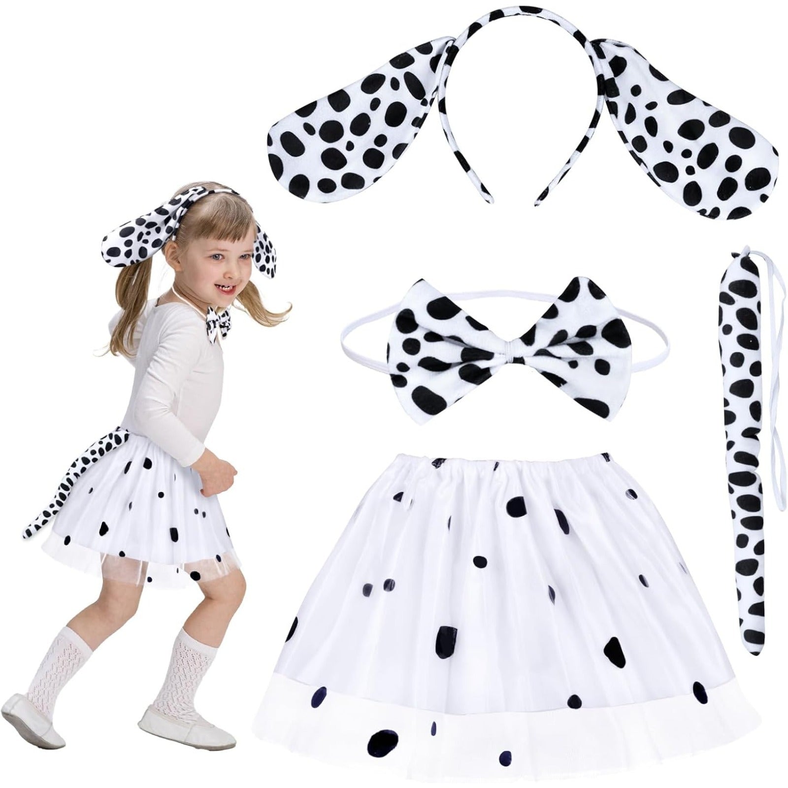 Pet Dalmatian Dog Costume - alternate view 2